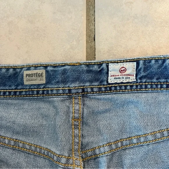 Adriano Goldschmied Protege Straight Leg Jeans Size 34 x 34 Made in USA - Picture 3 of 9